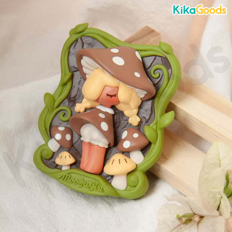 Moogutong Little Mushroom Girl Series Relief-Carved Refrigerator Magnet Blind Box【Shipped in Mar./Apr. 2026】