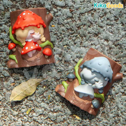 Moogutong Little Mushroom Girl Series Relief-Carved Refrigerator Magnet Blind Box【Shipped in Mar./Apr. 2026】