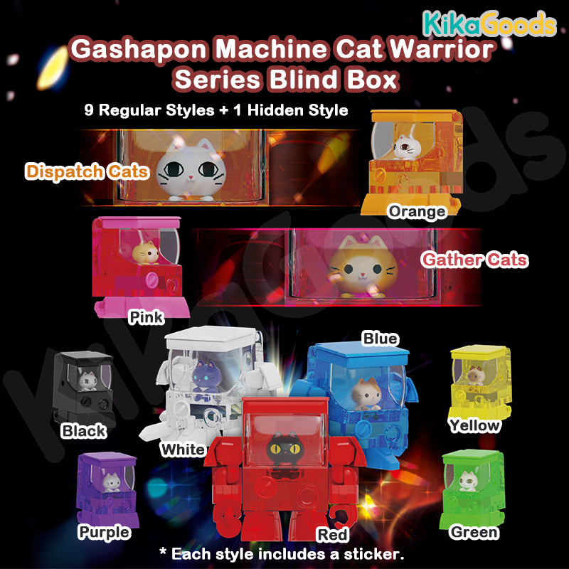 Gashapon Machine Cat Warrior Series Blind Box
