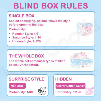 Yooki Mirror & Comb Series Energy Boost Station Plush Blind Box