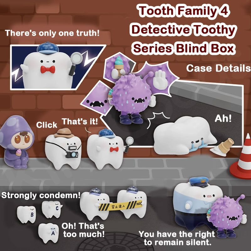 Tooth Family 4 Detective Toothy Series Blind Box