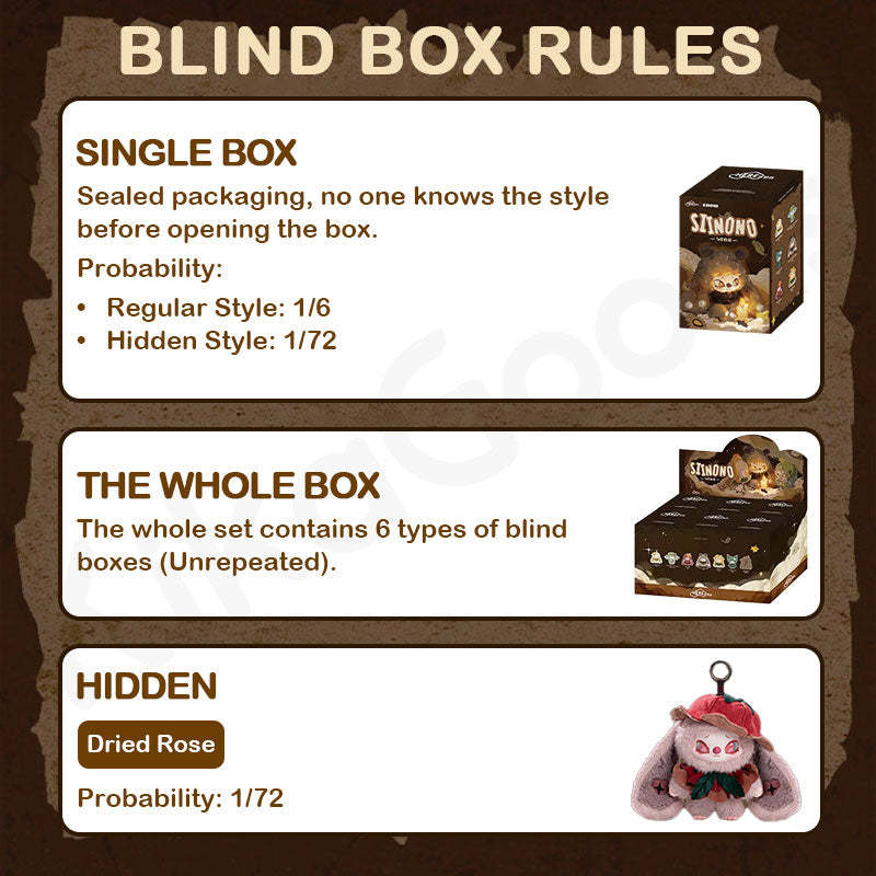Siinono TA is Whispering Series Plush Blind Box【Shipped in Apr./May. 2026】