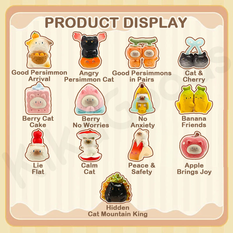 Cat PAI Fun Fruits Series Blind Box【Shipped in Mar./Apr. 2026】