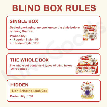 Cat PAI Lucky Energy Series Blind Box【Shipped in Mar./Apr. 2026】