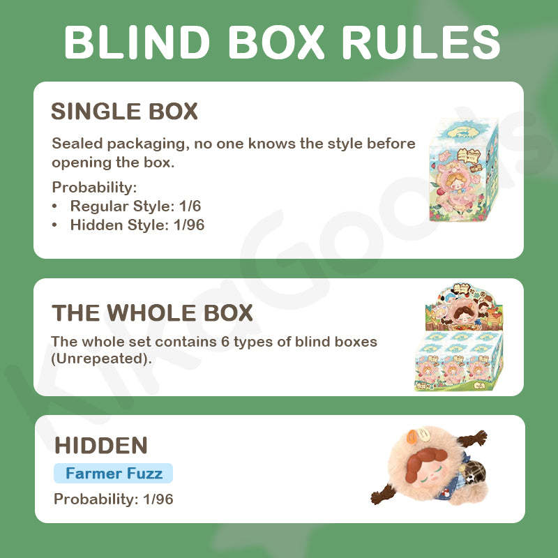 Wendy Fluffy Ranch Series Plush Blind Box【Shipped in Mar./Apr. 2026】
