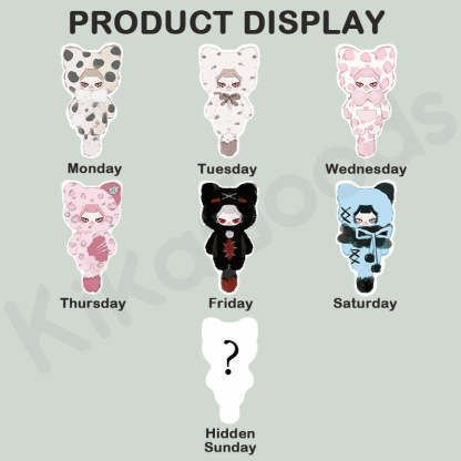 Piku The Week Series Plush Pendant Blind Box – KikaGoods Wholesale