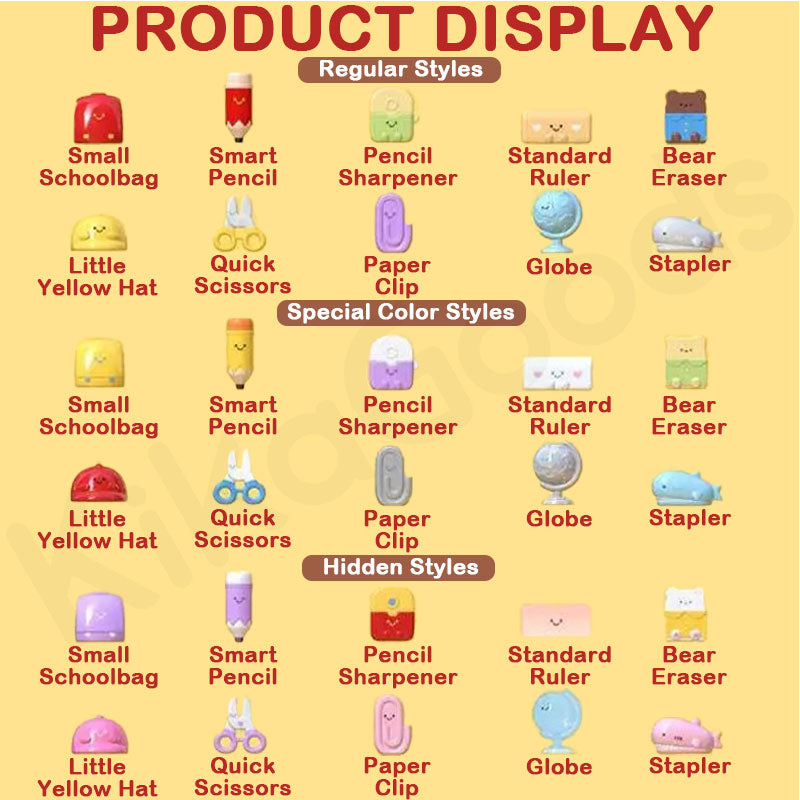 Mini Cute Bean Pencil Case Series Blind Bag【Shipped in Apr./May. 2026】