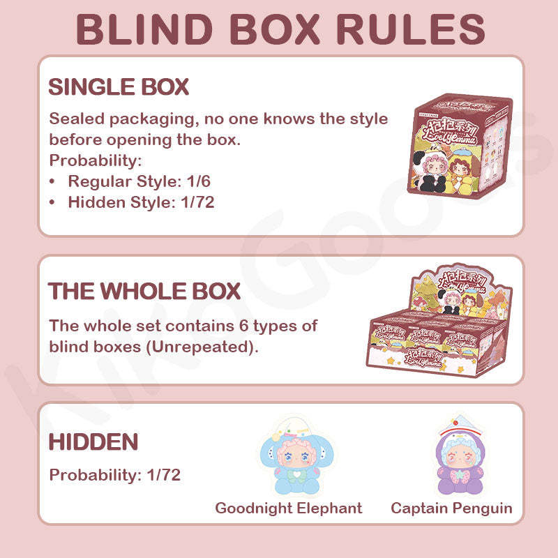 Lovely Emma Hugging Series Plush Blind Box