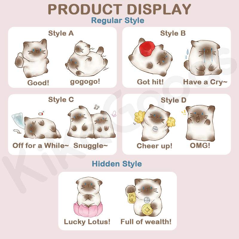 Cat PAl Emotion Series Blind Box【Shipped in Apr./May. 2026】