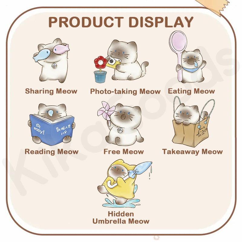 Cat PAl Daily Companion Series Blind Box【Shipped in Apr./May. 2026】