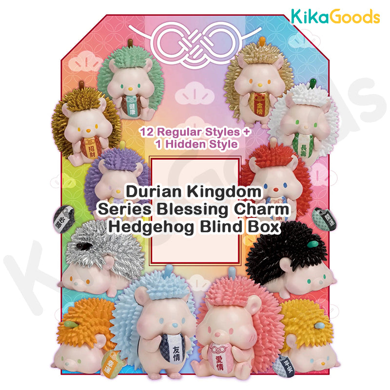 Durian Kingdom Series Blessing Charm Hedgehog Blind Box