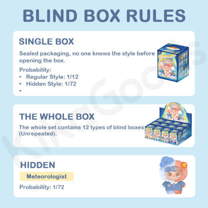 Q.Kid Weather Series Mini Plush Blind Box