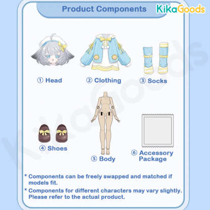 Star Wish Maiden Adventure Series 1/8 Action Figure BJD Blind Box【Shipped in May./Jun. 2026】