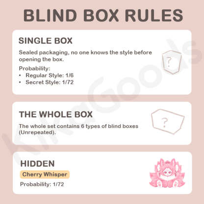 Auspicious Nine Tails Records Xiao Jiu Series Plush Blind Box【Shipped in Jul./Aug. 2026】