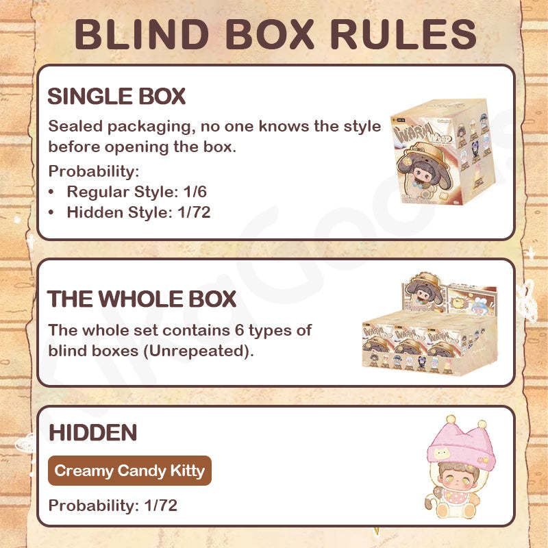 Mai Dongdong Warm Wood Children's Whispers Series Plush Blind Box【Shipped in May./Jun. 2026】