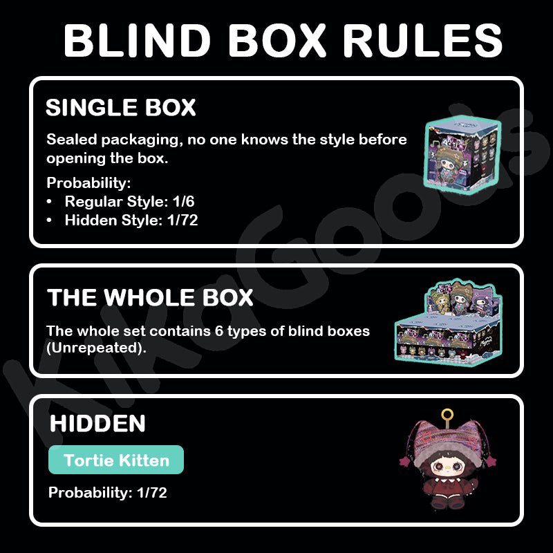 MayMei Kitten Academy Series Plush Pendant Blind Box