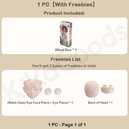 A Thousand Years of Romance and Beauty Series Special 1/6 Action Figure BJD Blind Box【Shipped in Jun./Jul. 2026】