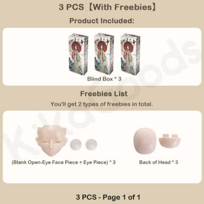 A Thousand Years of Romance and Beauty Series Special 1/6 Action Figure BJD Blind Box【Shipped in Jun./Jul. 2026】