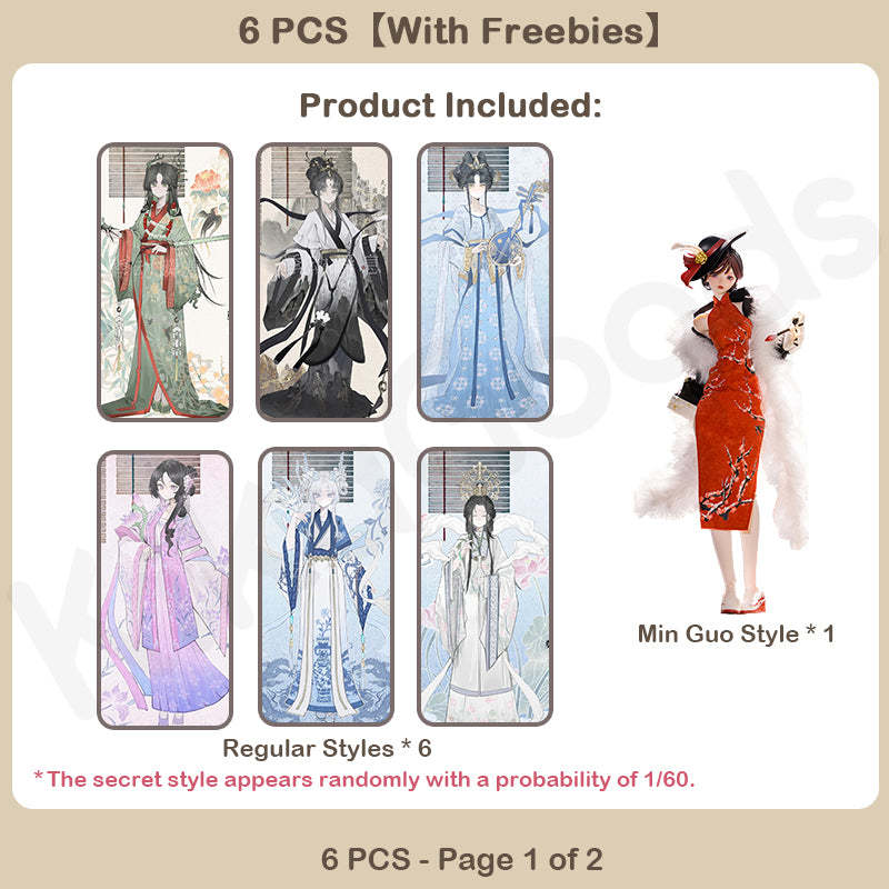 A Thousand Years of Romance and Beauty Series Special 1/6 Action Figure BJD Blind Box