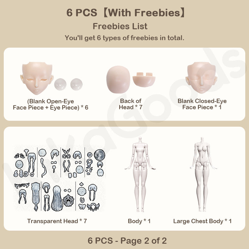 A Thousand Years of Romance and Beauty Series Special 1/6 Action Figure BJD Blind Box【Shipped in Jun./Jul. 2026】