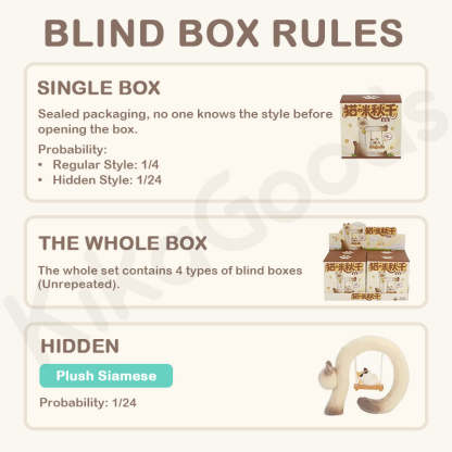Cat PAI Swing Series Blind Box【Shipped in May./Jun. 2026】
