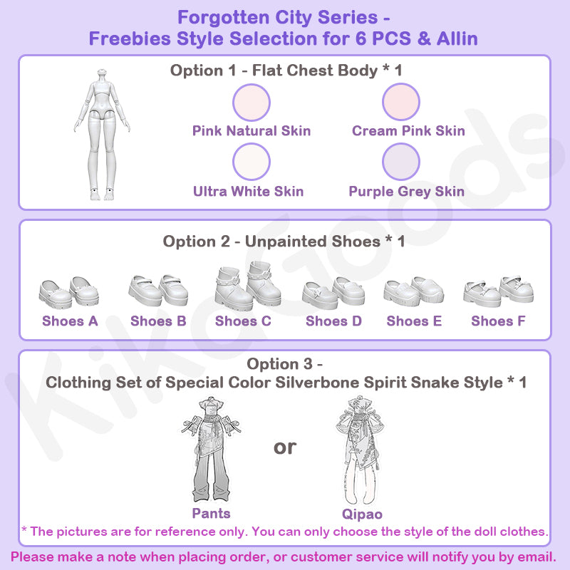 Forgotten City Series 1/8 Action Figure BJD Blind Box【Shipped in Sept./Oct. 2026】