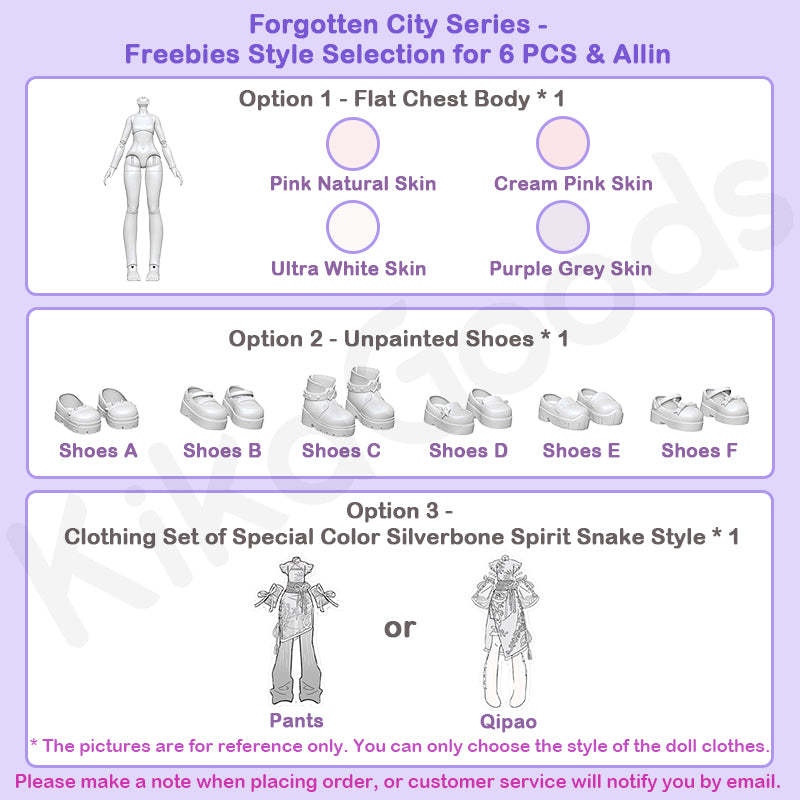 Forgotten City Series 1/8 Action Figure BJD Blind Box【Shipped in Sept./Oct. 2026】