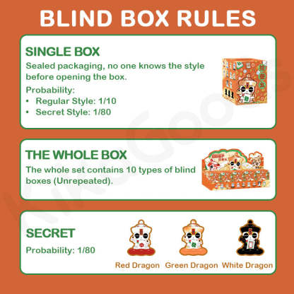 OPanDee Lucky Zombie Thirteen Orphans Series Blind Box【Shipped in May./Jun. 2026】