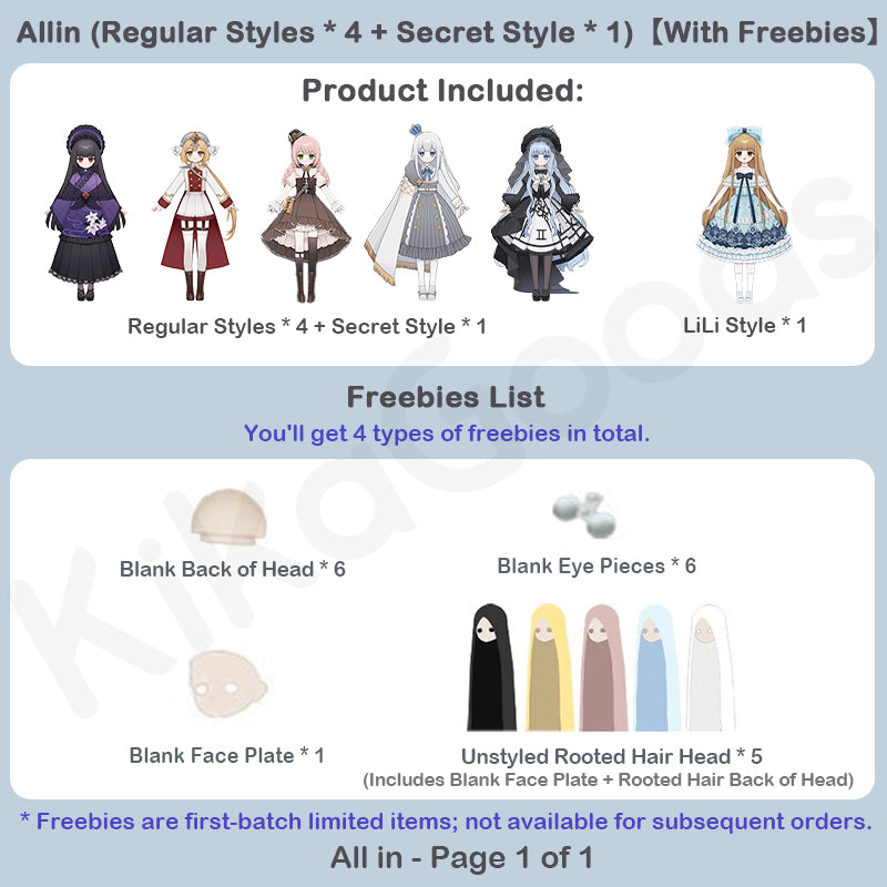Time Rift & The Music Box Series Special 1/6 Action Figure BJD Blind Box【Shipped in Jul./Aug. 2026】