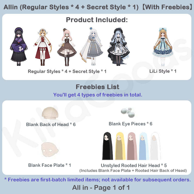 Time Rift & The Music Box Series Special 1/6 Action Figure BJD Blind Box【Shipped in Jul./Aug. 2026】