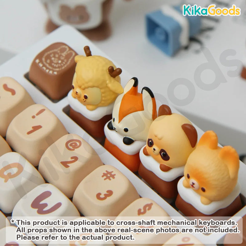 KUMARU and Friends Series Keycaps Blind Box