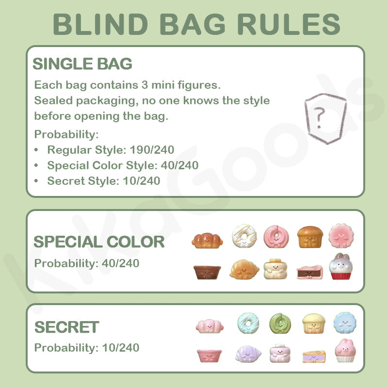 Large Cute Bean Baking Series 4 Blind Bag【Shipped in Jun./Jul. 2026】
