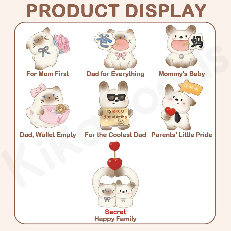 Cat & Dog PAI I Love My Family Series Blind Box【Shipped in Jun./Jul. 2026】