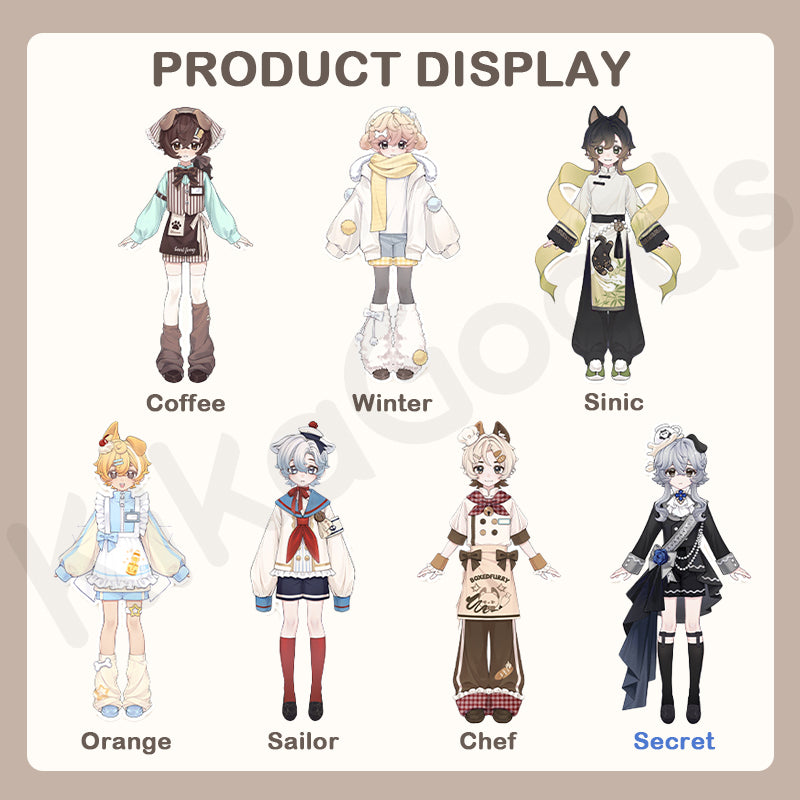 Boxed Furry Series 1/8 Action Figure BJD Blind Box【Shipped in Jun./Jul. 2026】