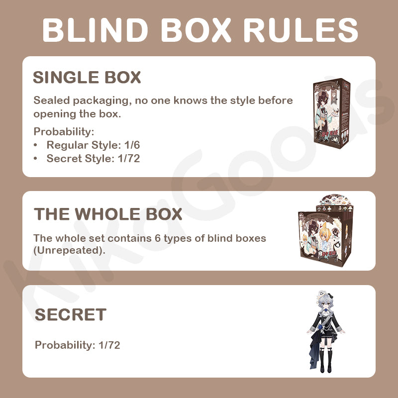 Boxed Furry Series 1/8 Action Figure BJD Blind Box【Shipped in Jun./Jul. 2026】