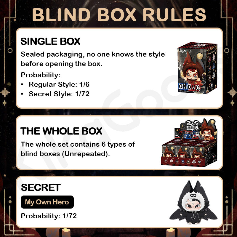ONONO Night Evolve Series Plush Blind Box【Shipped in Jul./Aug. 2026】