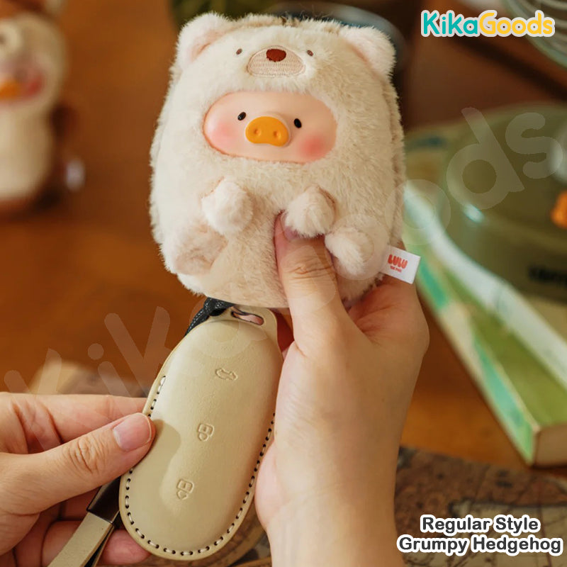 LuLu the Piggy Animal Party Series 2 Cutest Butler PVC Face Plush Key Cover Keychain Blind Box【Shipped in Aug./Sept. 2026】