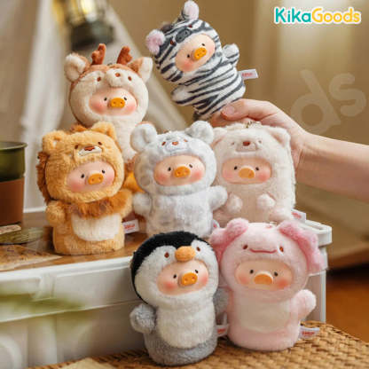 LuLu the Piggy Animal Party Series 2 Cutest Butler PVC Face Plush Key Cover Keychain Blind Box【Shipped in Aug./Sept. 2026】