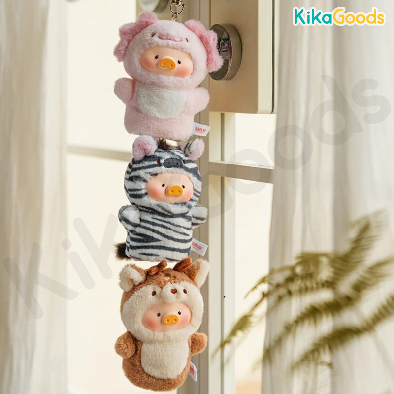 LuLu the Piggy Animal Party Series 2 Cutest Butler PVC Face Plush Key Cover Keychain Blind Box【Shipped in Aug./Sept. 2026】