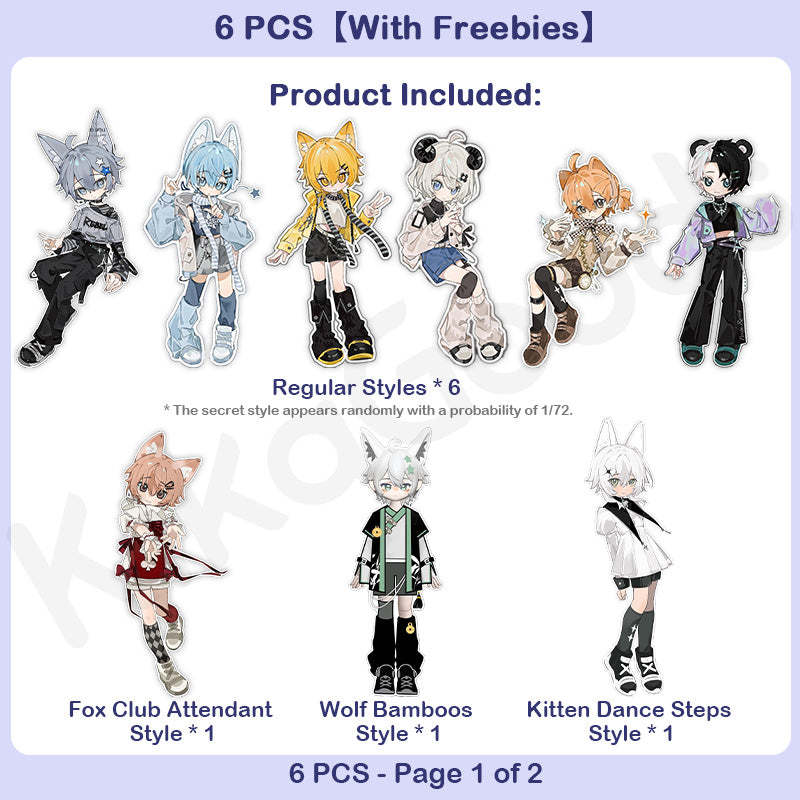 Encounter on the Street Series 1/8 Action Figure BJD Blind Box