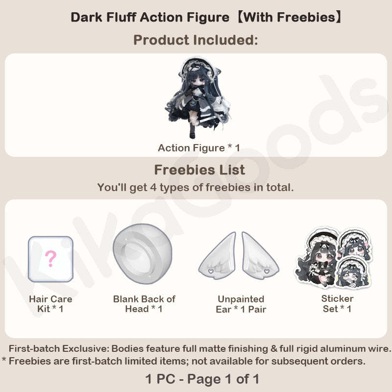 Meki Fluffy Goodnight Series BJD Limited Action Figure