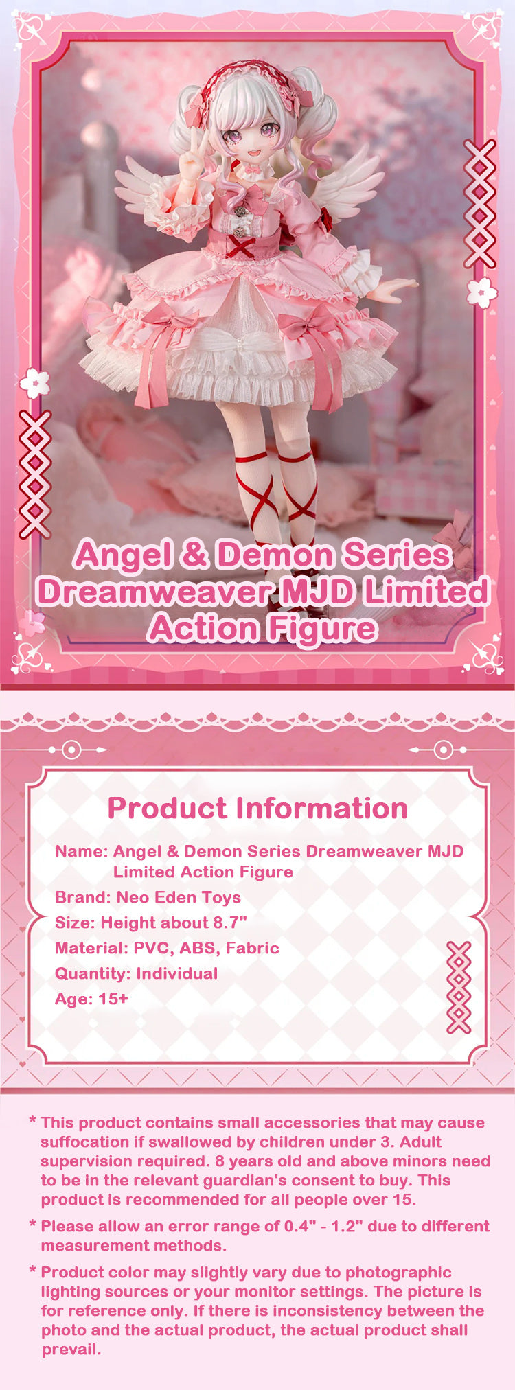 Angel & Demon Series Dreamweaver MJD Limited Action Figure