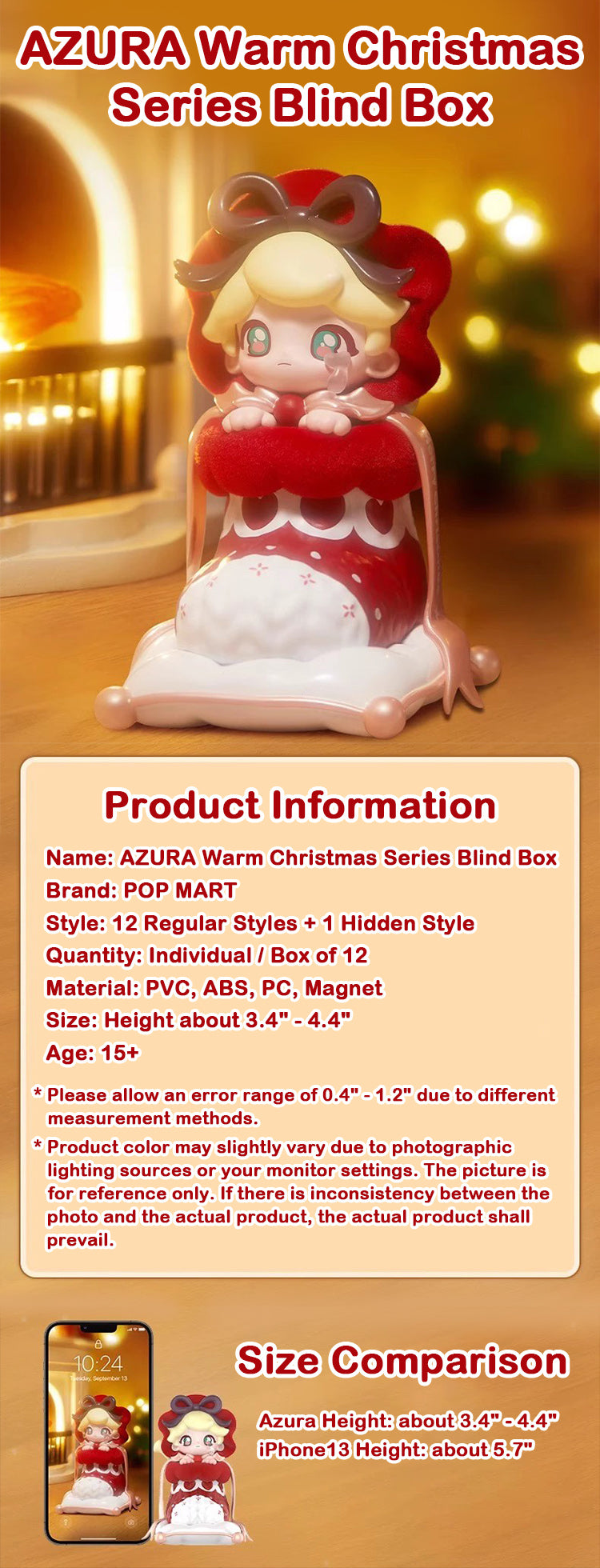 AZURA Warm Christmas Series Blind Box – KikaGoods Wholesale