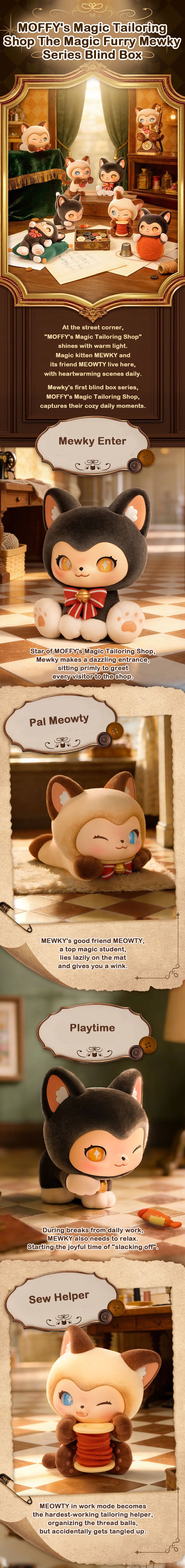 MOFFY's Magic Tailoring Shop The Magic Furry Mewky Series Blind