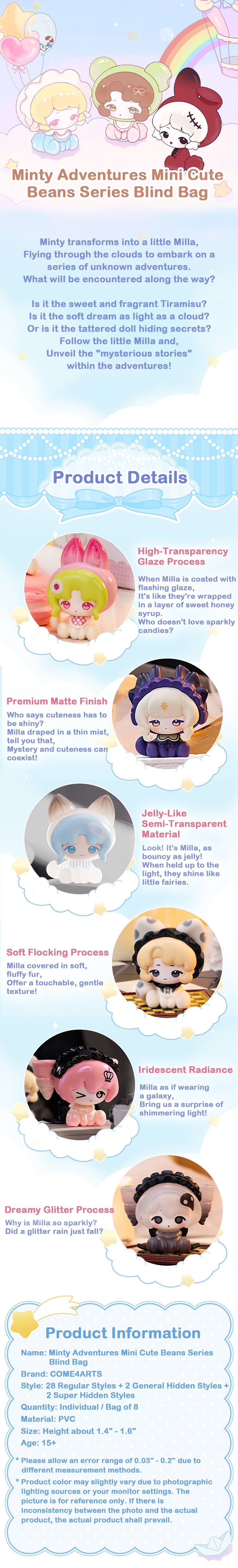Minty Adventures Mini Cute Beans Series Blind Bag – KikaGoods