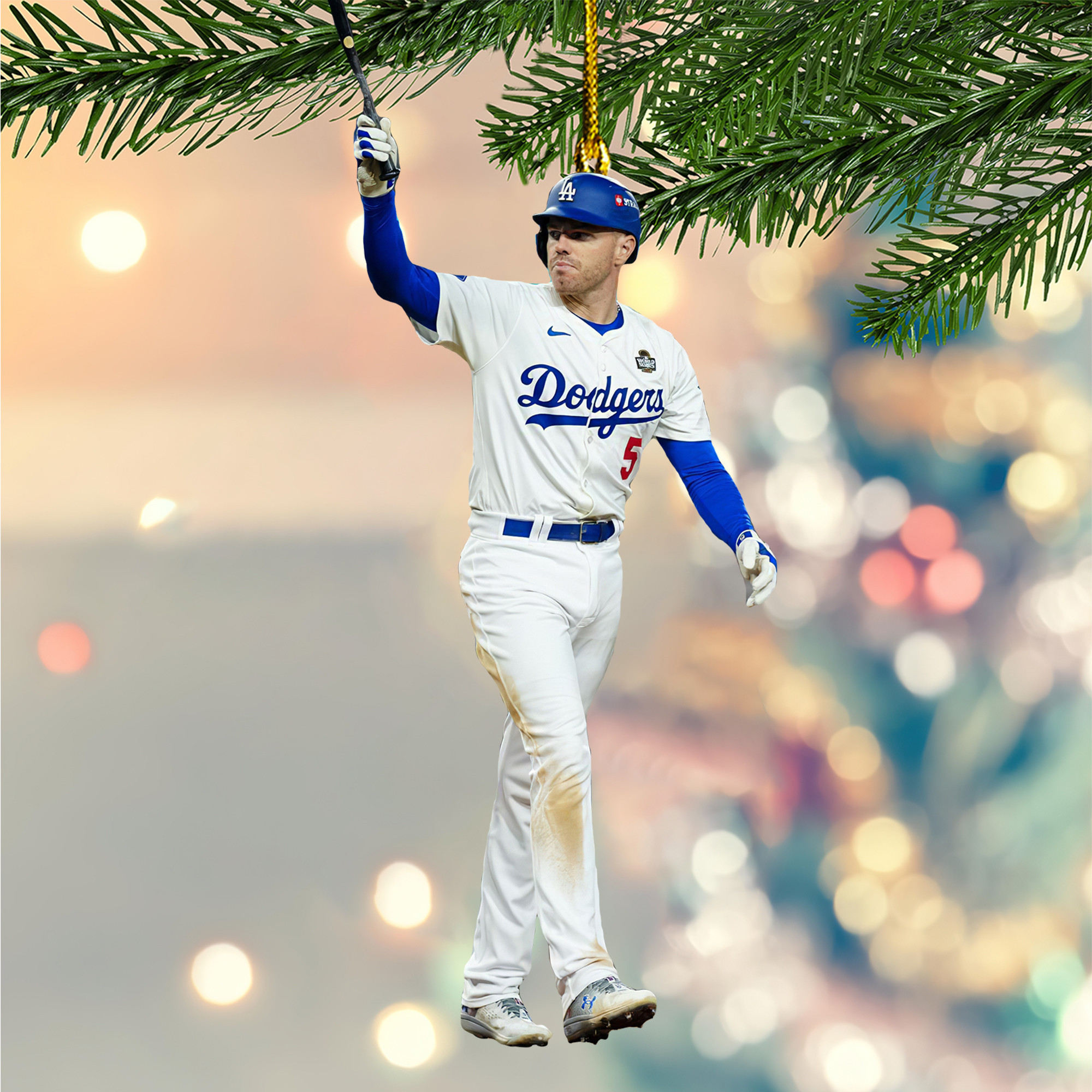 Freddie Freeman MVP 2024 World Series Ornament