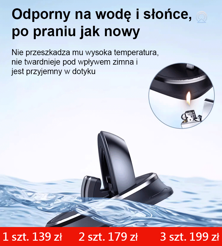 360-stopniowy obrotowy uchwyt samochodowy zapobiegający wstrząsom