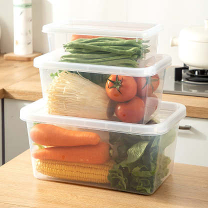 Multilayer separated storage box with lid