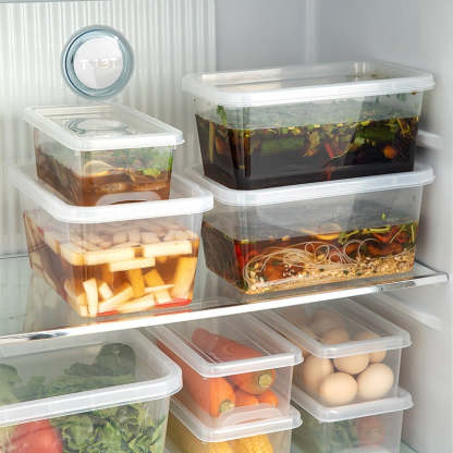 Multilayer separated storage box with lid