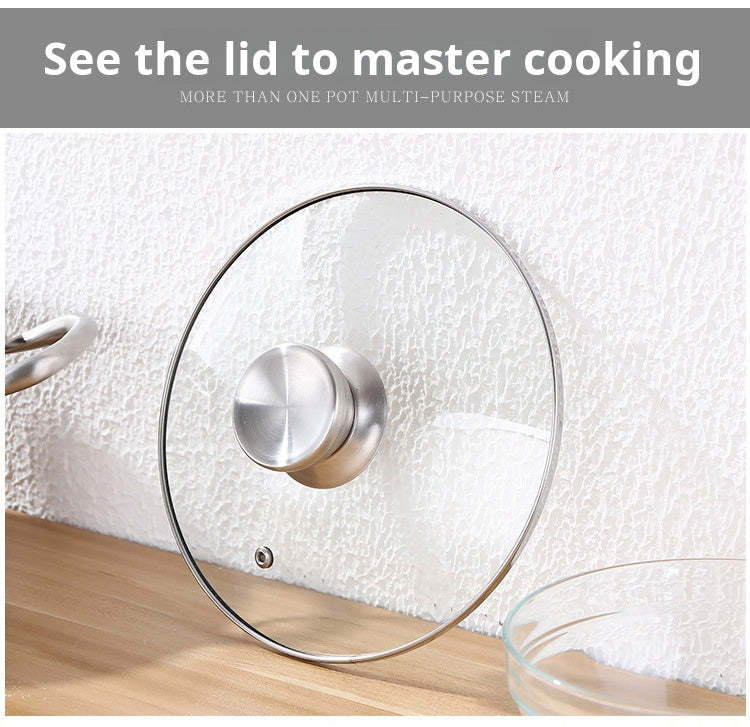 Stainless Steel Drumshaped Soup Pot